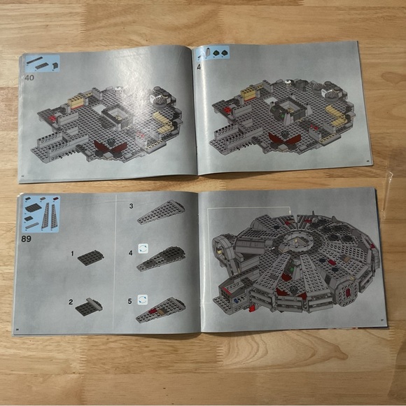 Lego Star Wars 7965 Millennium Falcon Instruction Manual Only Book 1 & 2 - Picture 2 of 3